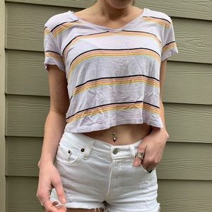 Striped crop top from Pac Sun